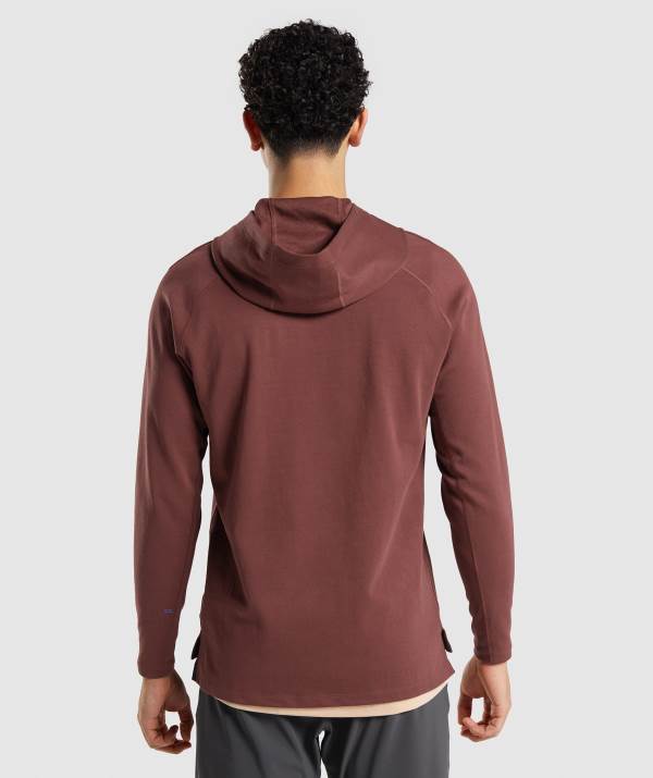Panske Mikiny S Kapucňou Gymshark Studio Ruzove Hnede | OG2954367
